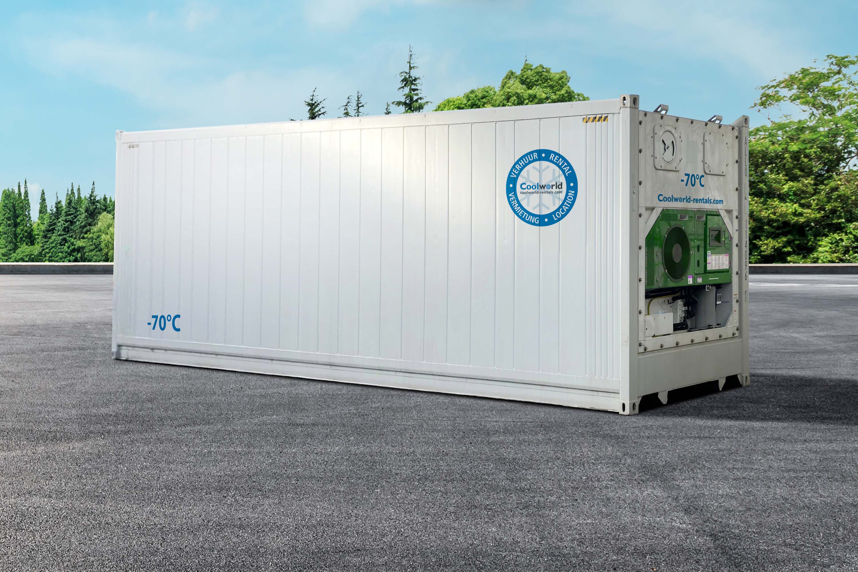 food storage freezer containers rental