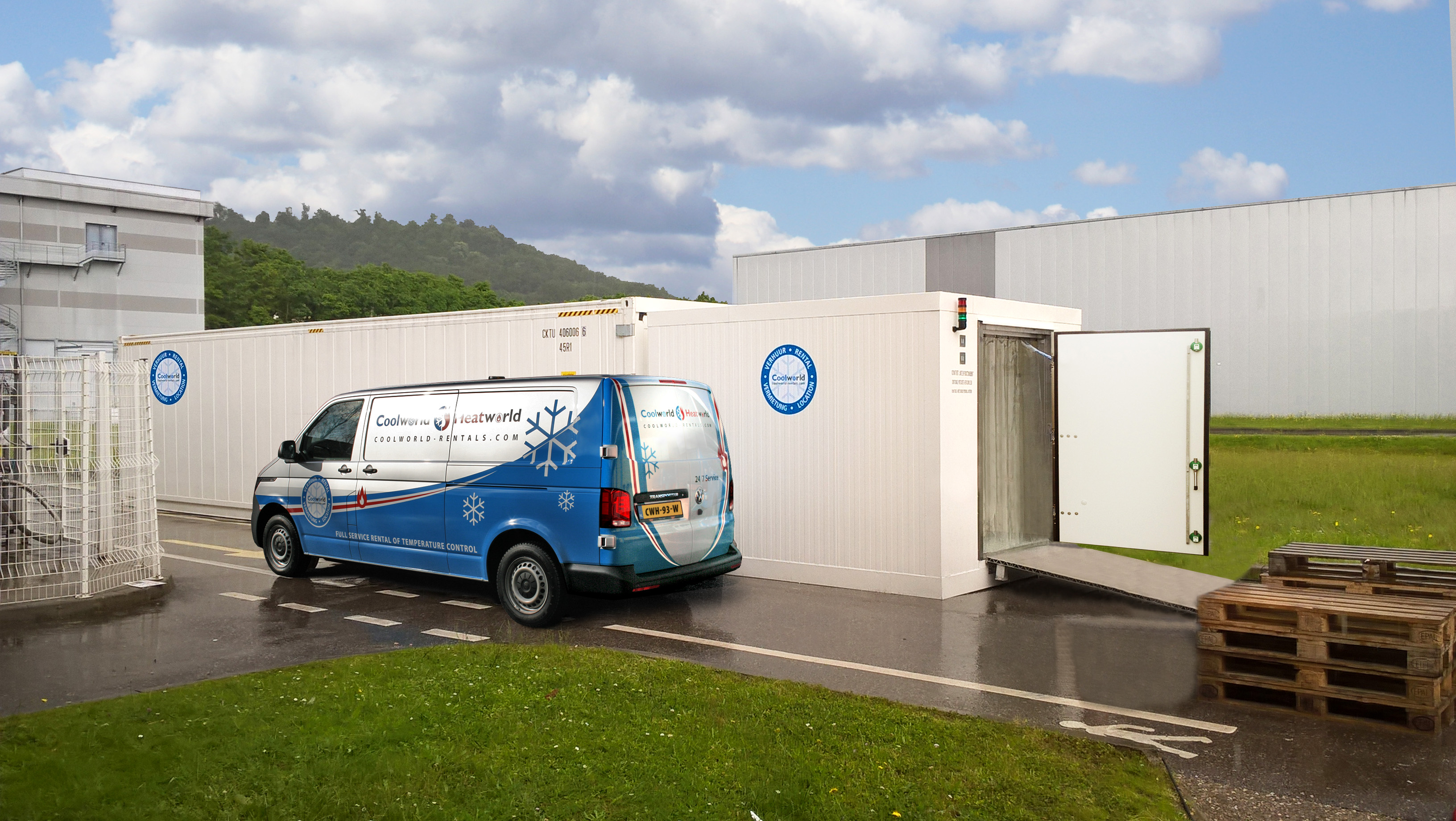 freezer container reefer with anteroom RU40