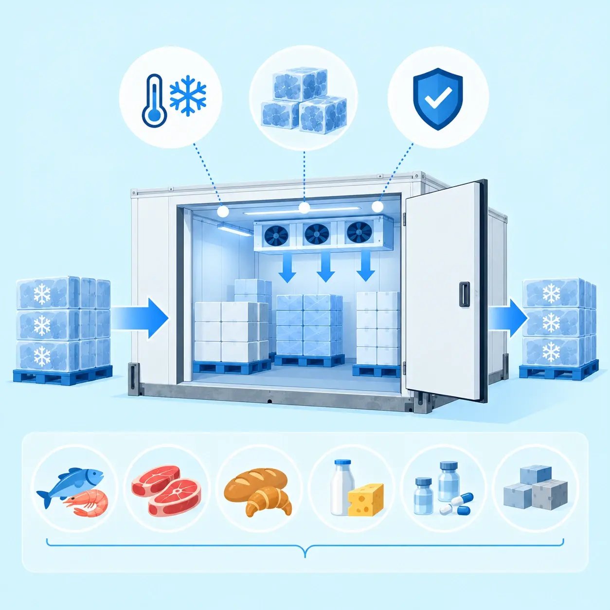 Freezer rooms - how does it work