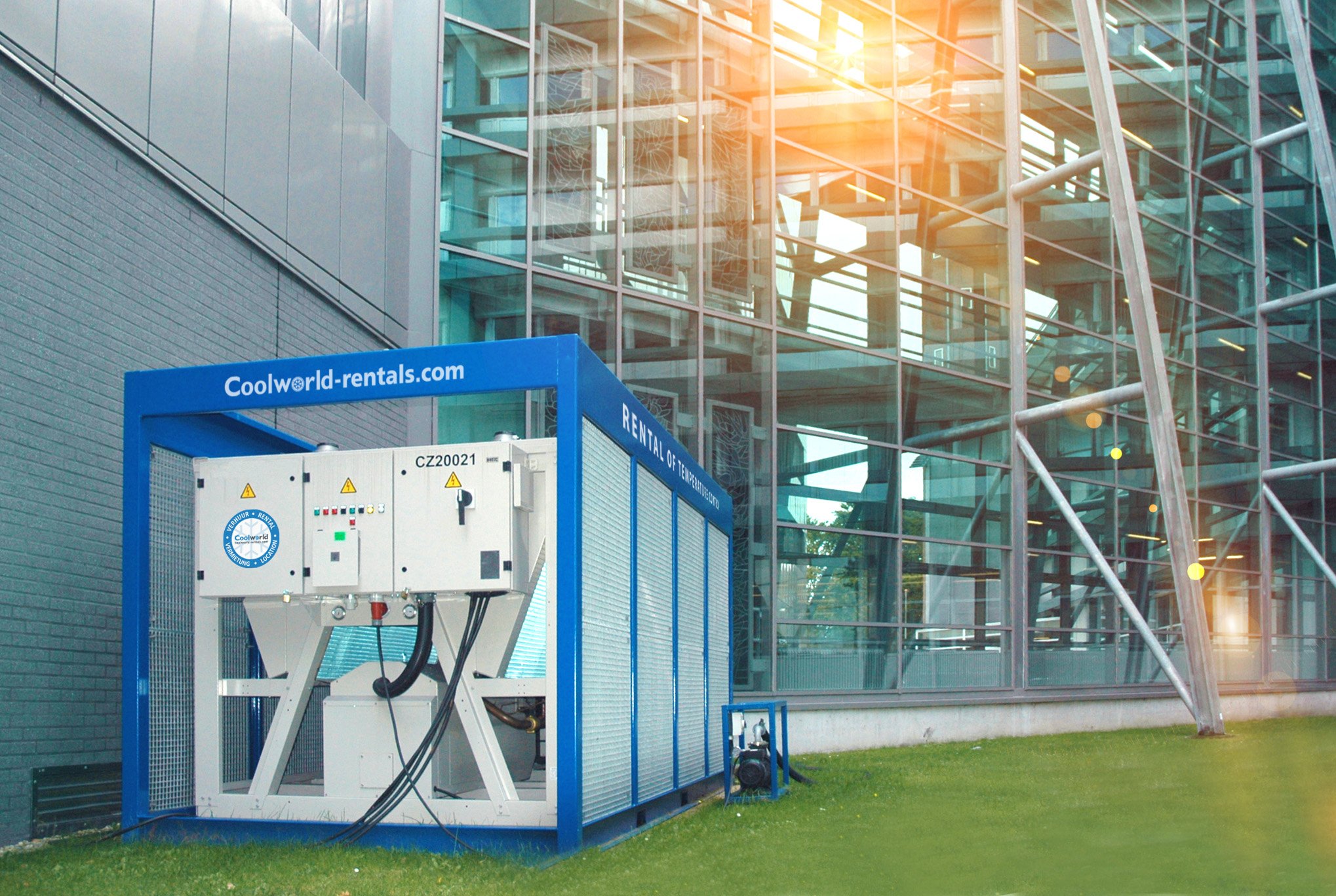 Coolworld-koelmachine voor gebouwbeheer