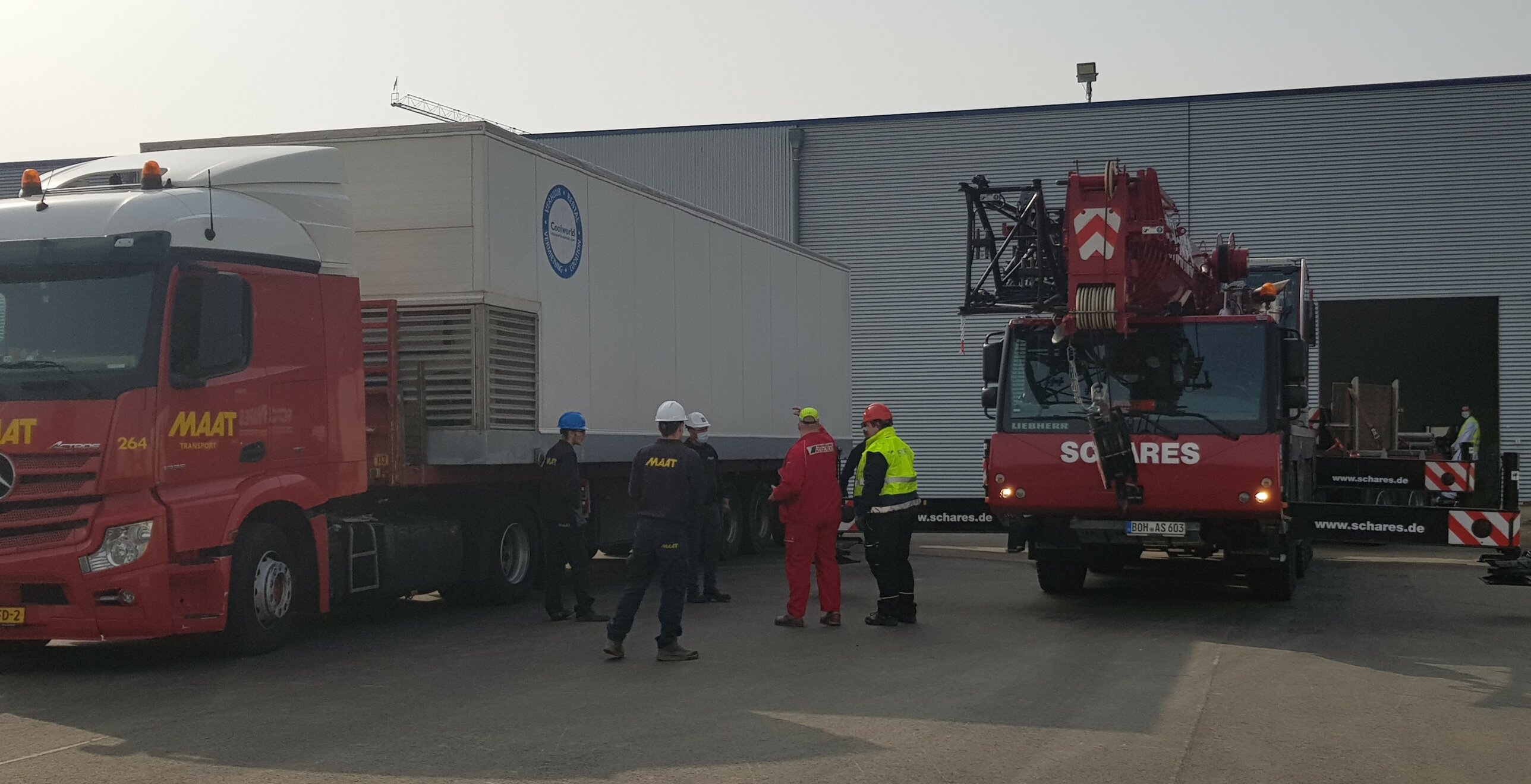 Augmentation des capacités dans la région du Bas-Rhin : solution temporaire de réfrigération pour le stockage des denrées alimentaires — image du projet 3