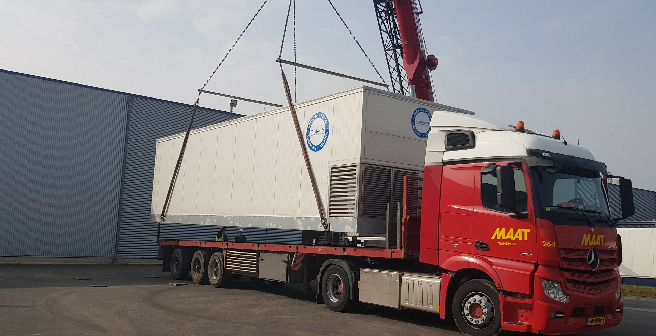 Augmentation des capacités dans la région du Bas-Rhin : solution temporaire de réfrigération pour le stockage des denrées alimentaires — image du projet 4