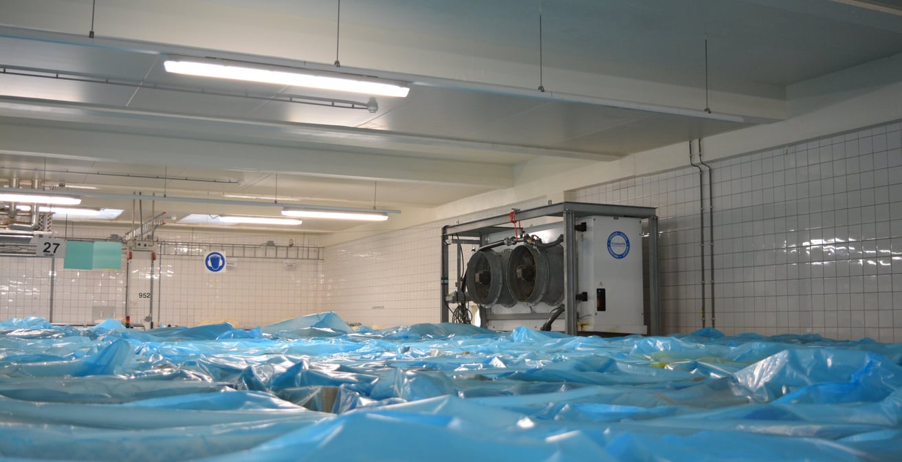 Tijdelijke ruimtekoeling snoepfabriek in de zomer — projectafbeelding 1