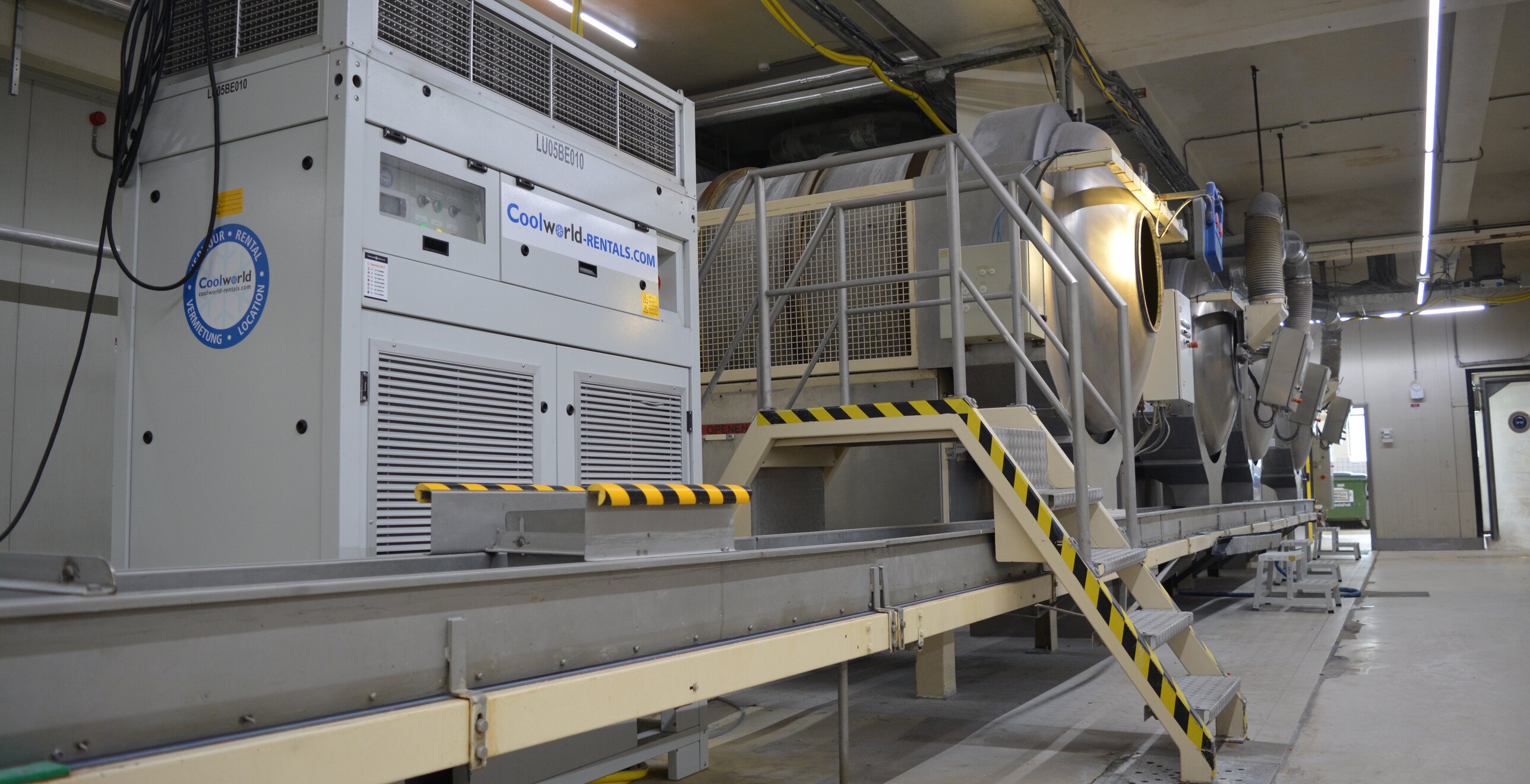 Tijdelijke ruimtekoeling snoepfabriek in de zomer — projectafbeelding 8