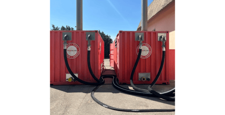 Temporäre mobile Heizzentralen sichern Fernwärmenetz