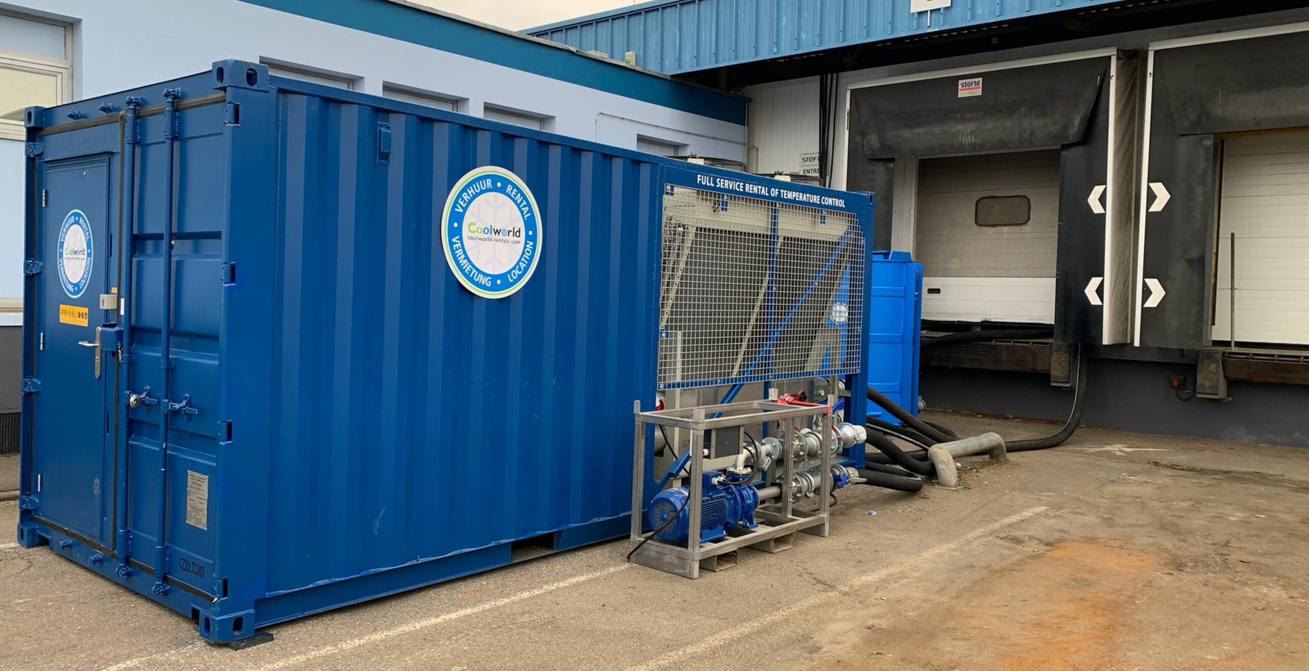 Système de refroidissement d'appoint pour un entrepôt logistique sur le point d'ouvrir ses portes — image du projet 6