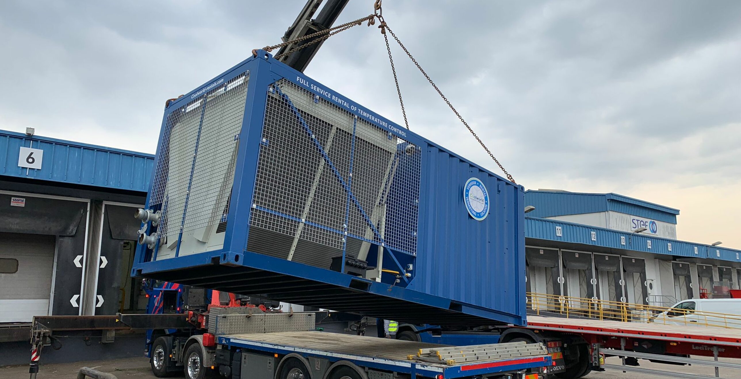 Système de refroidissement d'appoint pour un entrepôt logistique sur le point d'ouvrir ses portes — image du projet 2