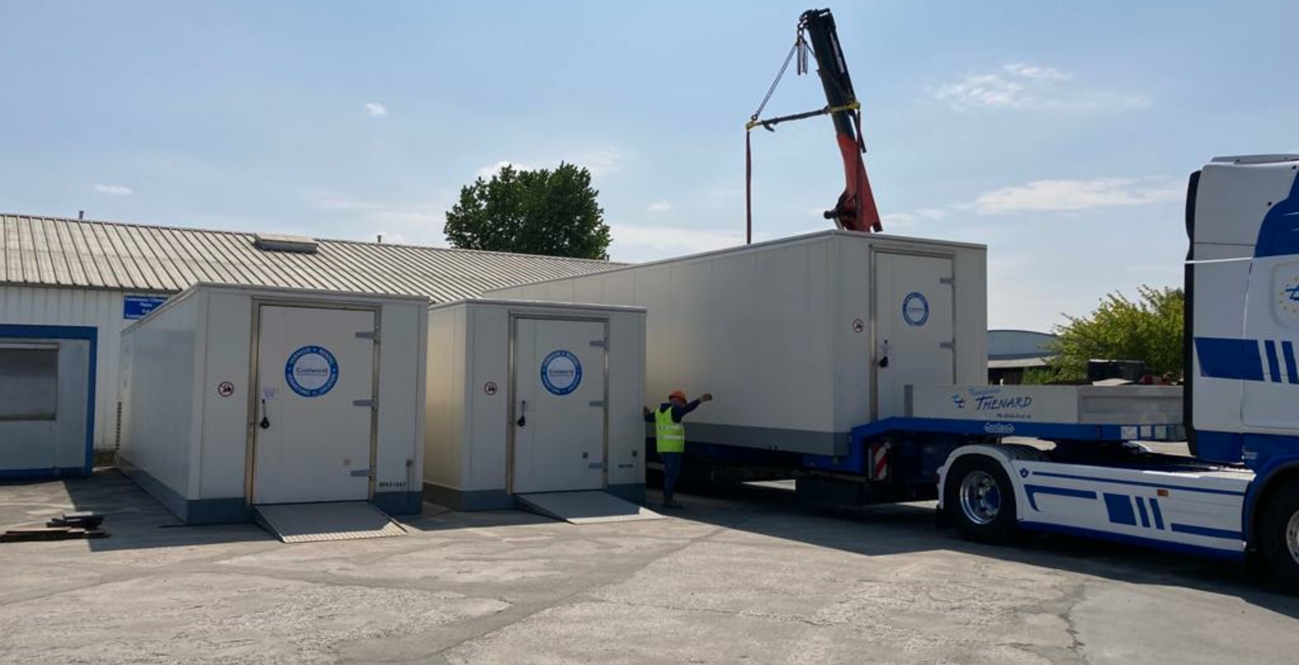 Mégas chambres froides pour le stockage de matières premières dans l’industrie pharmaceutique — image du projet 4