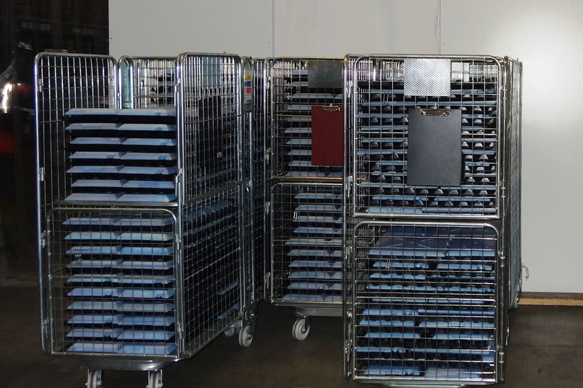 Eutectic Plates in conditioning trolley Eutectic Plates