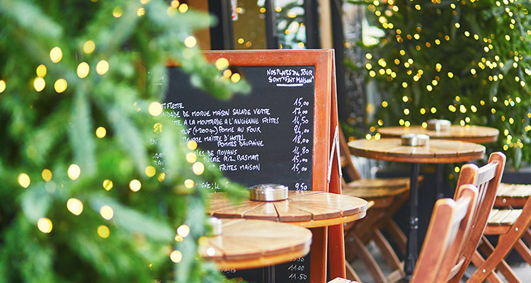 Restaurant in Winter Restaurant in Winter