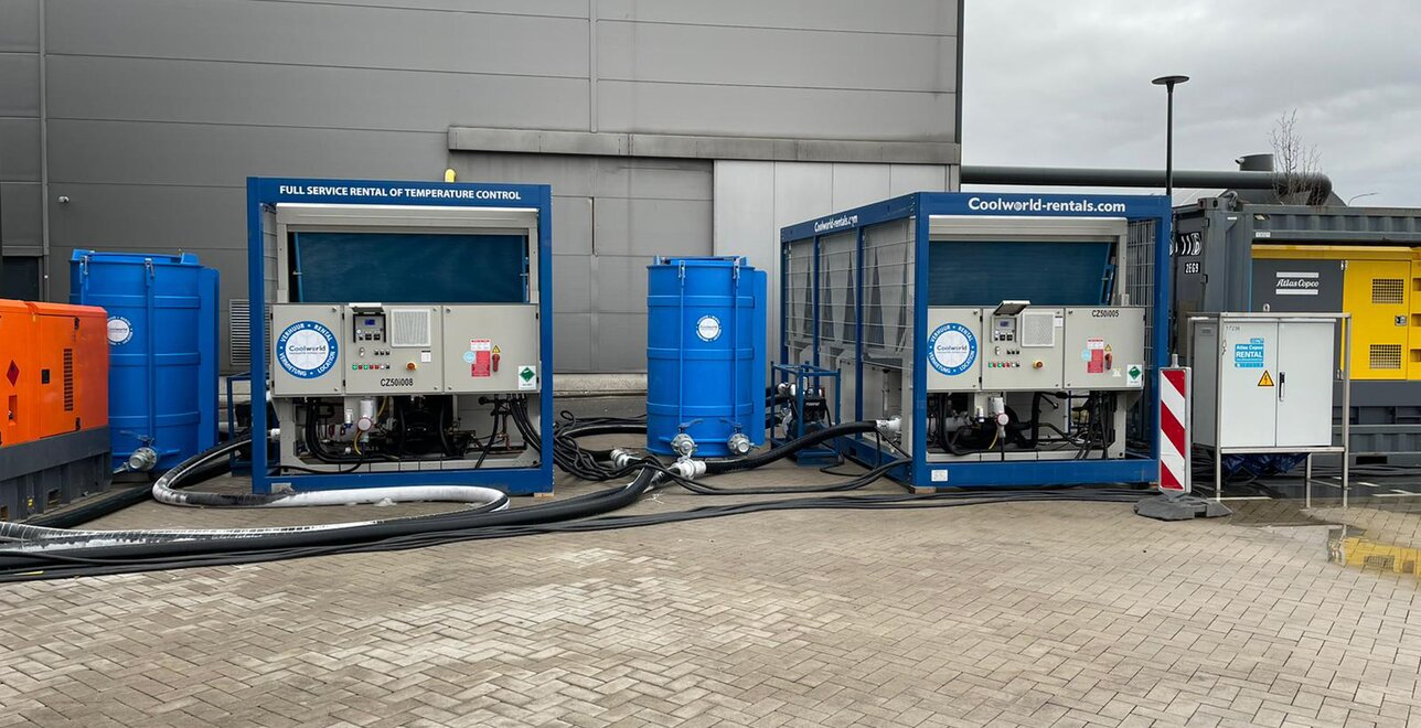 Votre installation de refroidissement permanente est soutenue par les meilleurs refroidisseurs de location à haut rendement énergétique.